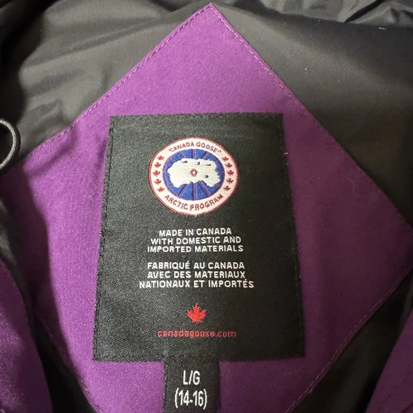 Canada Goose Juniper Parka size L/G 14-16